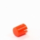 Колпачок кнопки 5.0х5.5/2.45х2.45мм круглый пластик красный