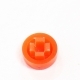 Колпачок кнопки 8.0х3.0/2.5х2.5мм круглый пластик красный