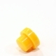 Колпачок кнопки 7.0х7.5/3.9х3.9мм круглый пластик желтый