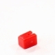 Колпачок кнопки 4.0х4.0х5.5мм квадратный пластик красный