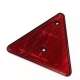 Катафот треугольный прицепа МЗСА красный КТ-002