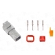 Колодка соед.4pin ответн.часть 7804445 TE PARTS