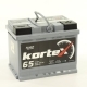 Аккумулятор KORTEX SILVER Dynamic 65 а/ч обр.полярность пуск.ток 650А