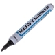 Маркер перманентный черный 1-5мм для письма по всем поверхностям MARVY