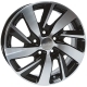 Диск колесный 16 литой K&K КСr741 Mitsubishi ASX алмаз черный