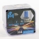 Автолампа 12V H4 60/55W P43t MEGAPOWER БОКС (2шт.) Blue White