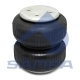 Пневморессора SAF (две секции) (2 шп. M10,1 отв. штуц. М12х1.5) SAMPA