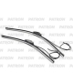 Щетка стеклоочистителя 65/65см MERCEDES W211,CLS (крепление Side pin) к-т PATRON