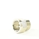 Удлинитель M1/2"-F1/2" L+15мм с фланцем, никелированная латунь MASTERPROF
