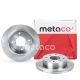 Диск тормозной NISSAN Almera N16,Primera P10,P11 задний METACO (к-т 2шт)