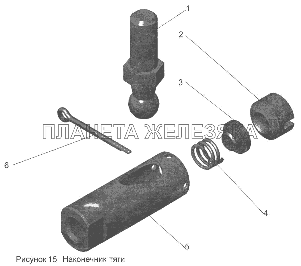 Наконечник тяги 101-1108138 МАЗ-103