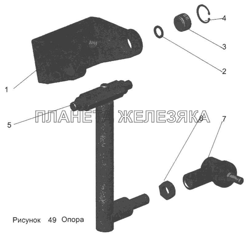 Опора 104-1703655 МАЗ-103