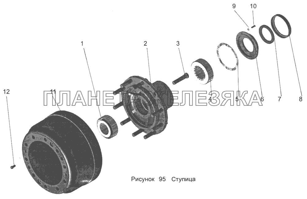 Ступица 101-3103006 МАЗ-103