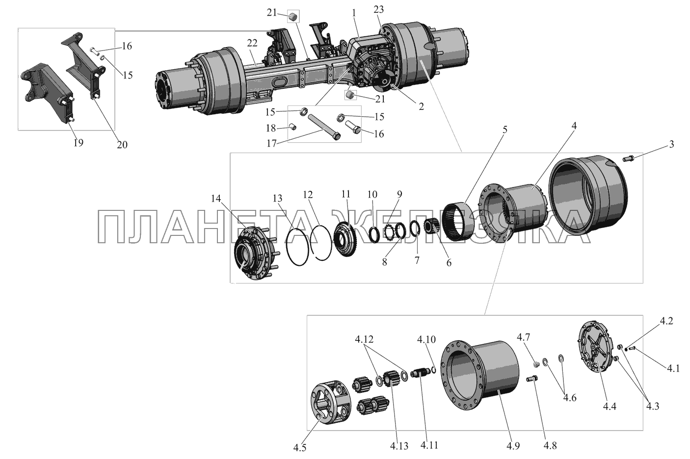 Мост ведущий 105-2400012-32 МАЗ-105 (2011)