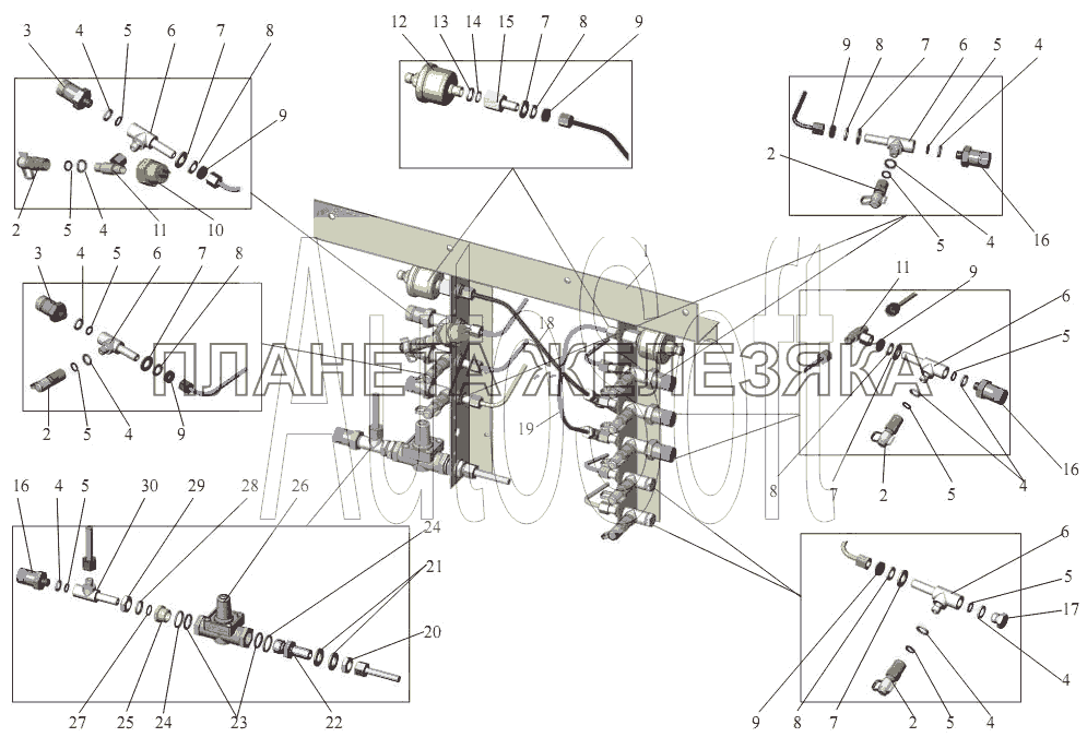 Блок диагностики МАЗ-203