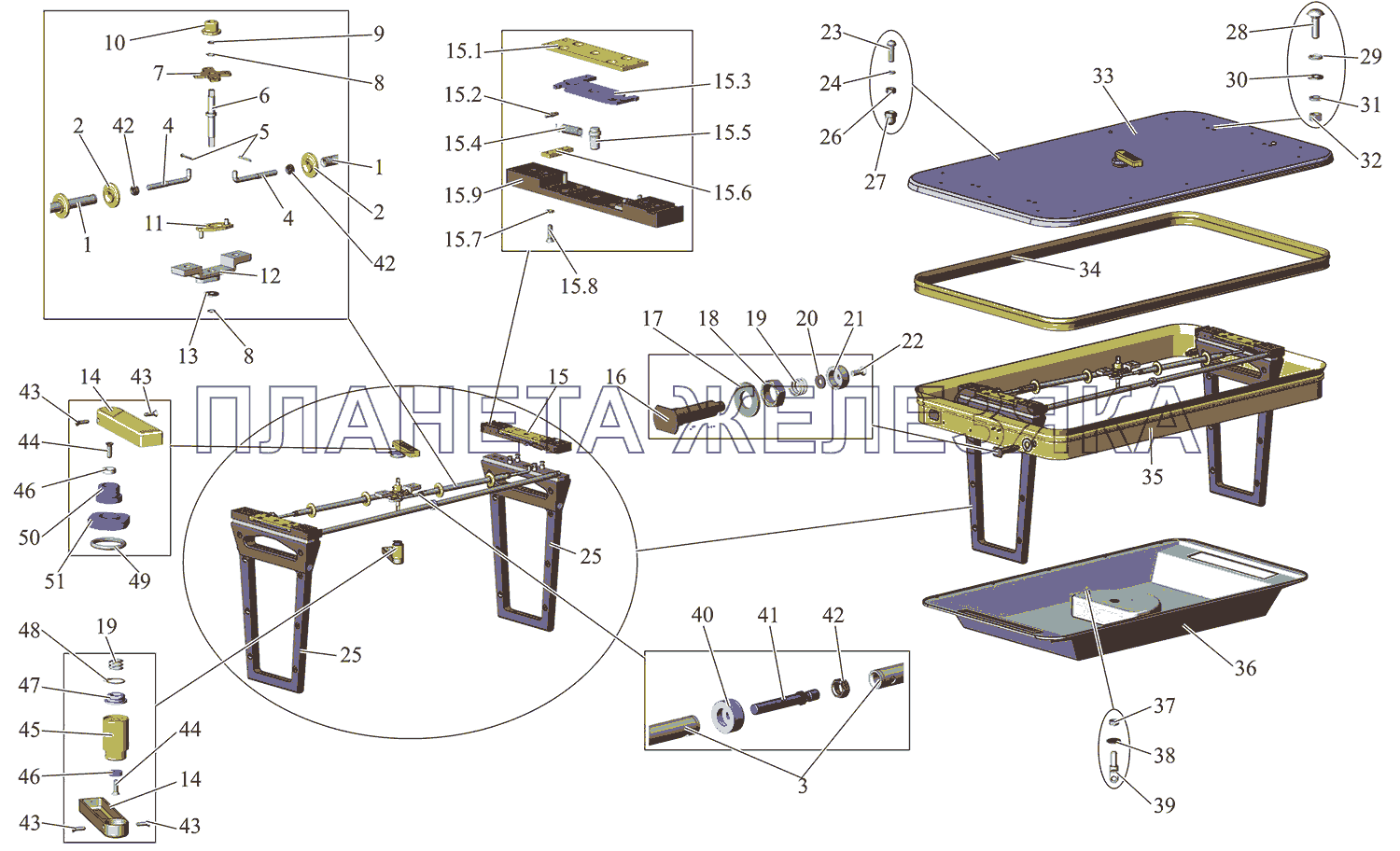 Люк аварийно-вентиляционный 101-5713012 МАЗ-215