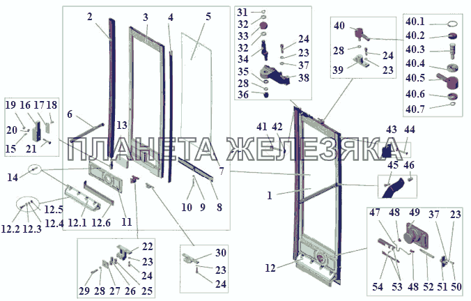 Дверь МАЗ-215