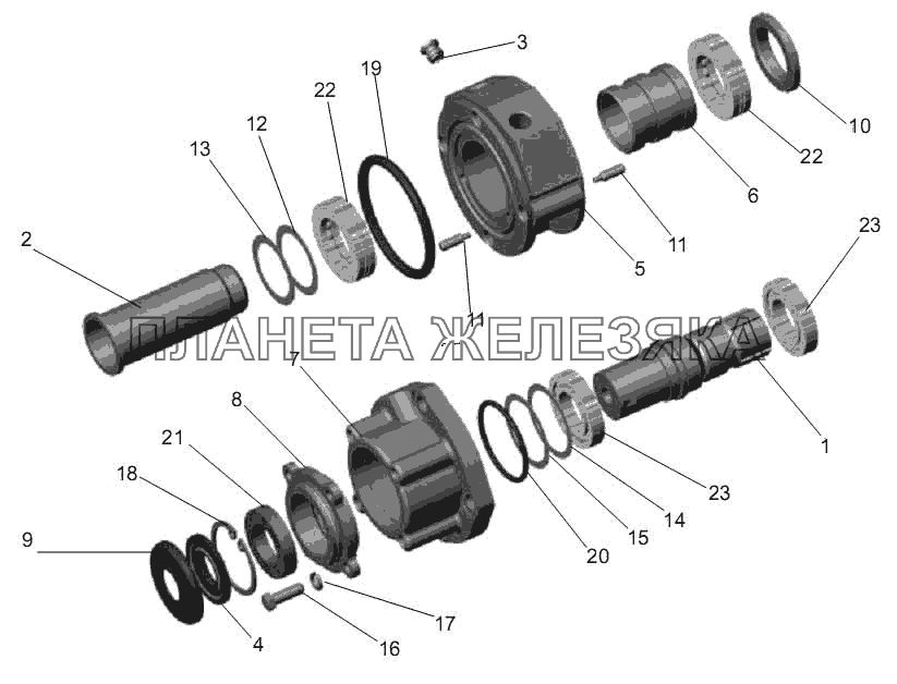 Распределитель МАЗ-256 (вариант)