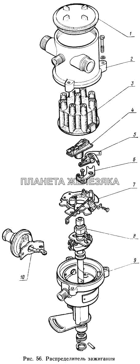 Распределитель зажигания ГАЗ-14 (Чайка)