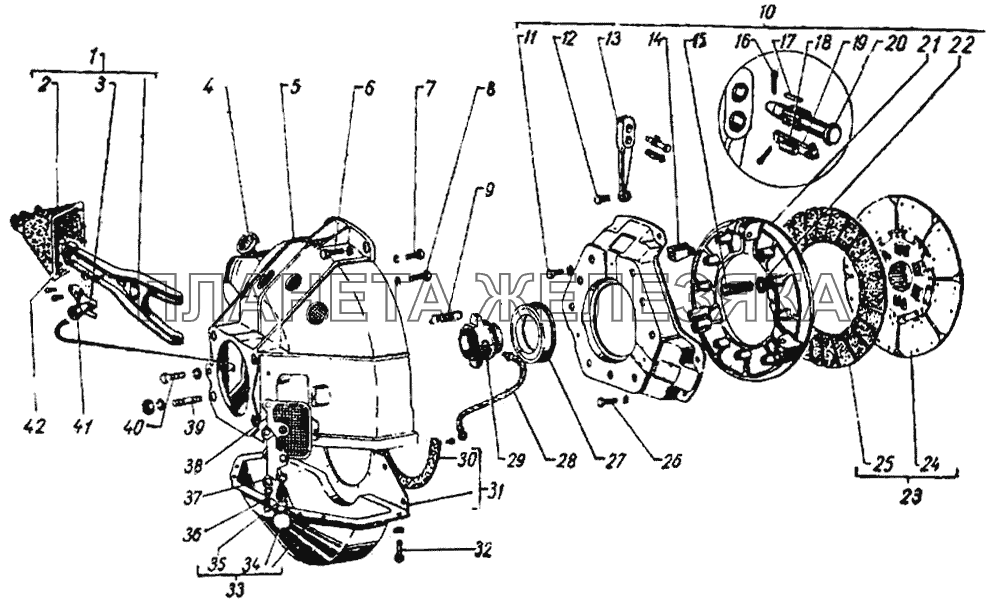 Сцепление ГАЗ-21