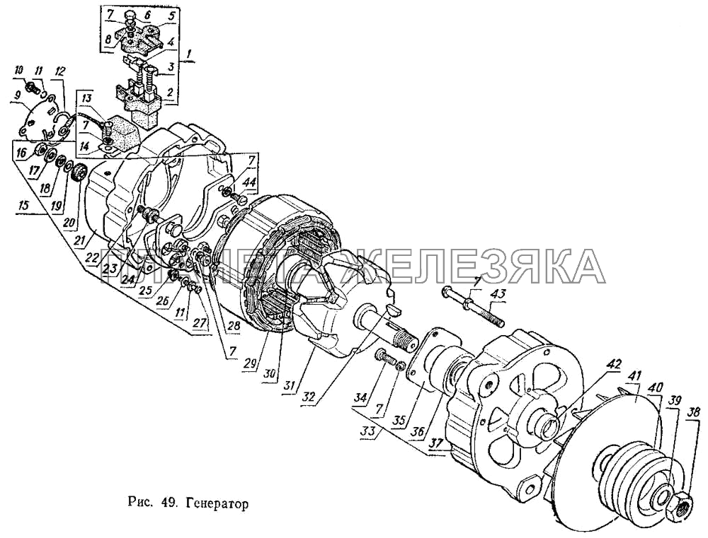 Генератор ГАЗ-3102