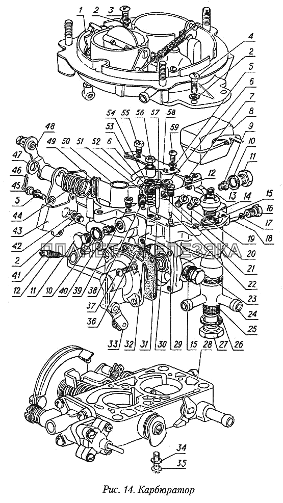 Карбюратор ГАЗ-31029