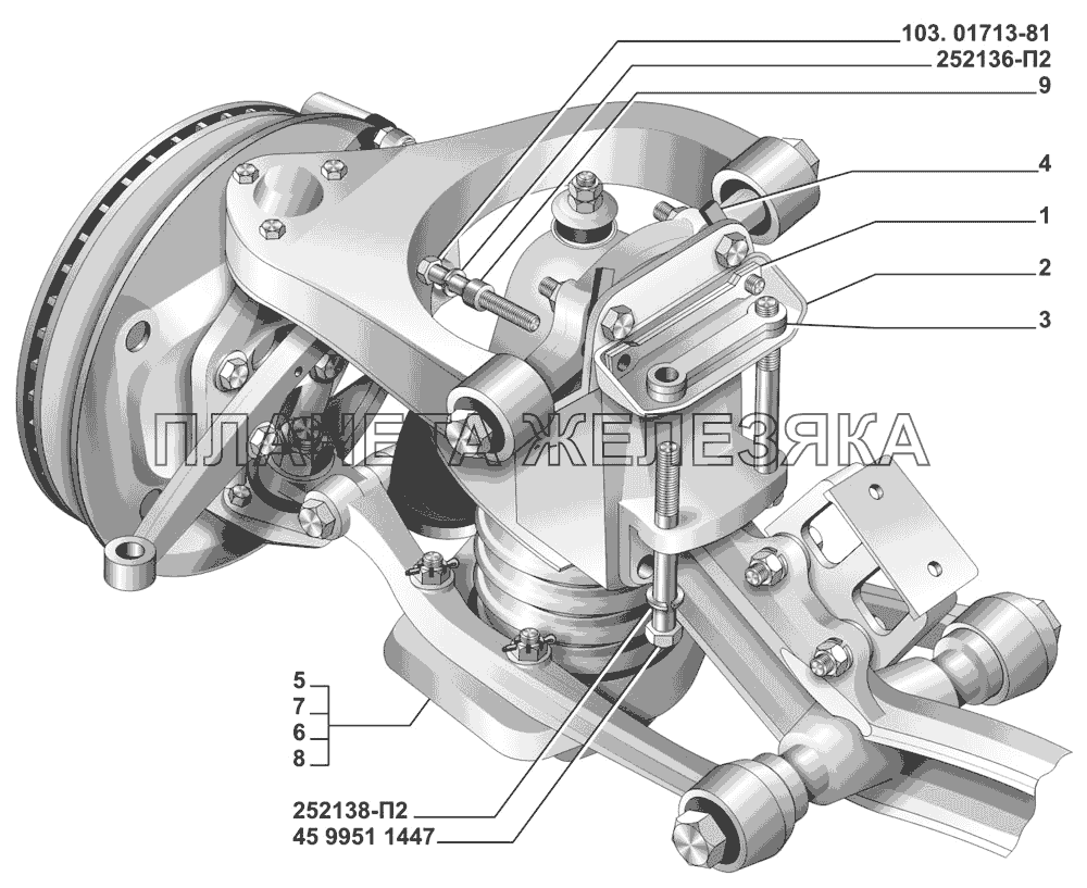 Установка передней подвески ГАЗ-3102, 3110 (дополнение)
