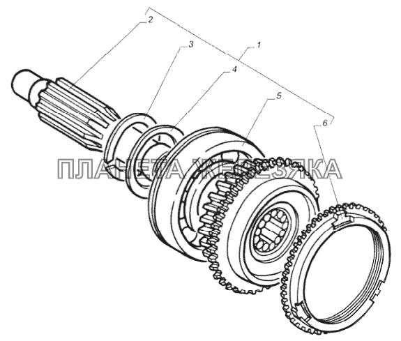 Вал первичный ГАЗ-31105 (дополнение)