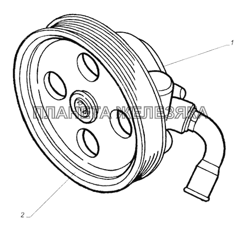 Насос гидроусилителя руля ГАЗ-31105 (дополнение)