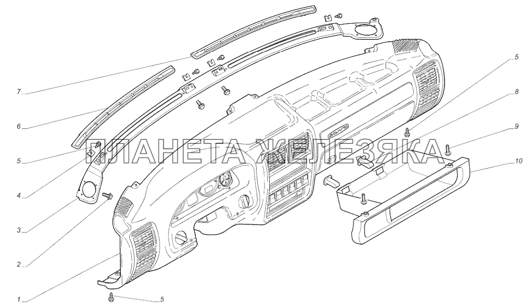 Установка панели приборов ГАЗ-31105 (дополнение)