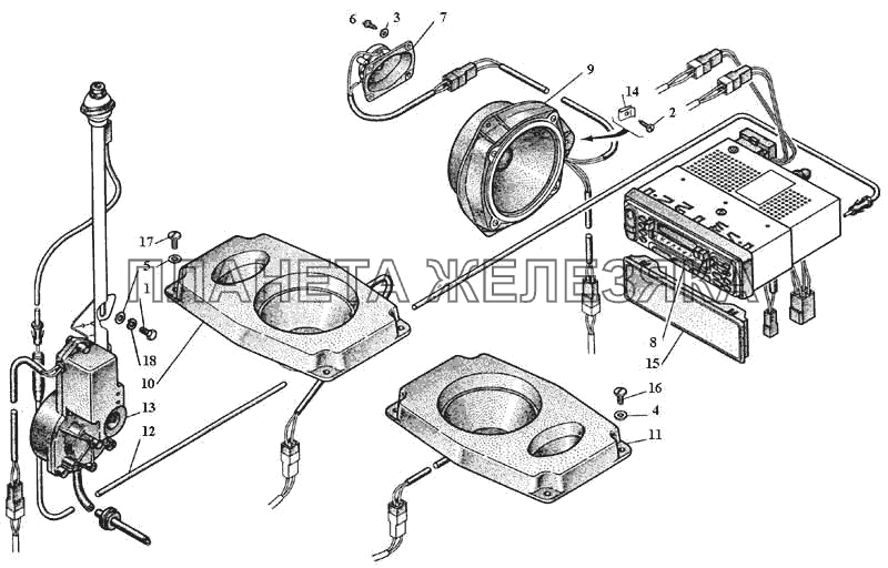 Радиооборудование ГАЗ-3111