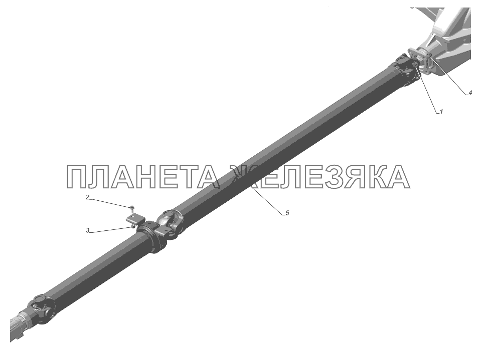 3302-2200001-40. Установка карданной передачи ГАЗ-3302 (с двиг. УМЗ)