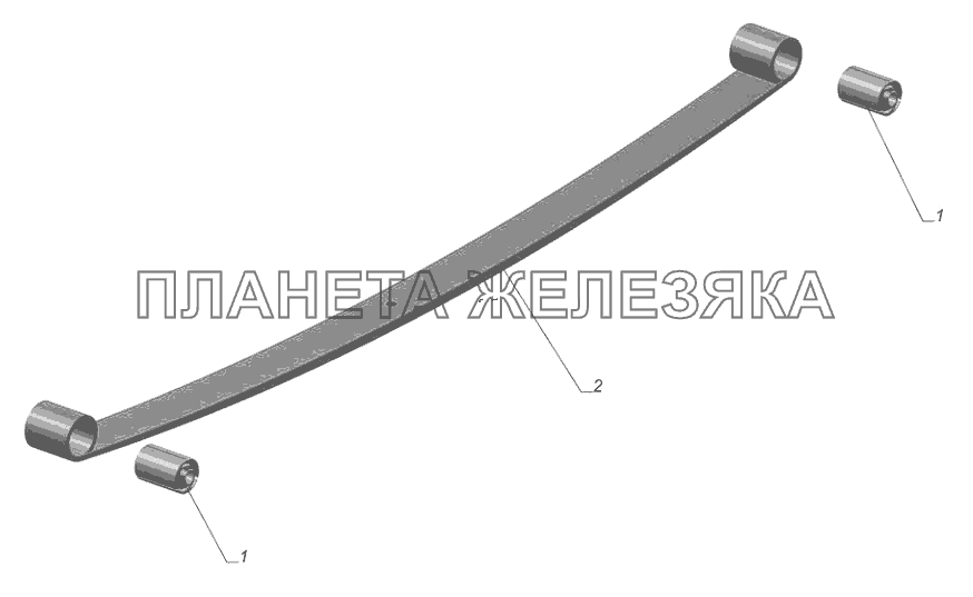 3302-2912100-01. Лист № 1 с шарнирами ГАЗ-3302 (с двиг. УМЗ)