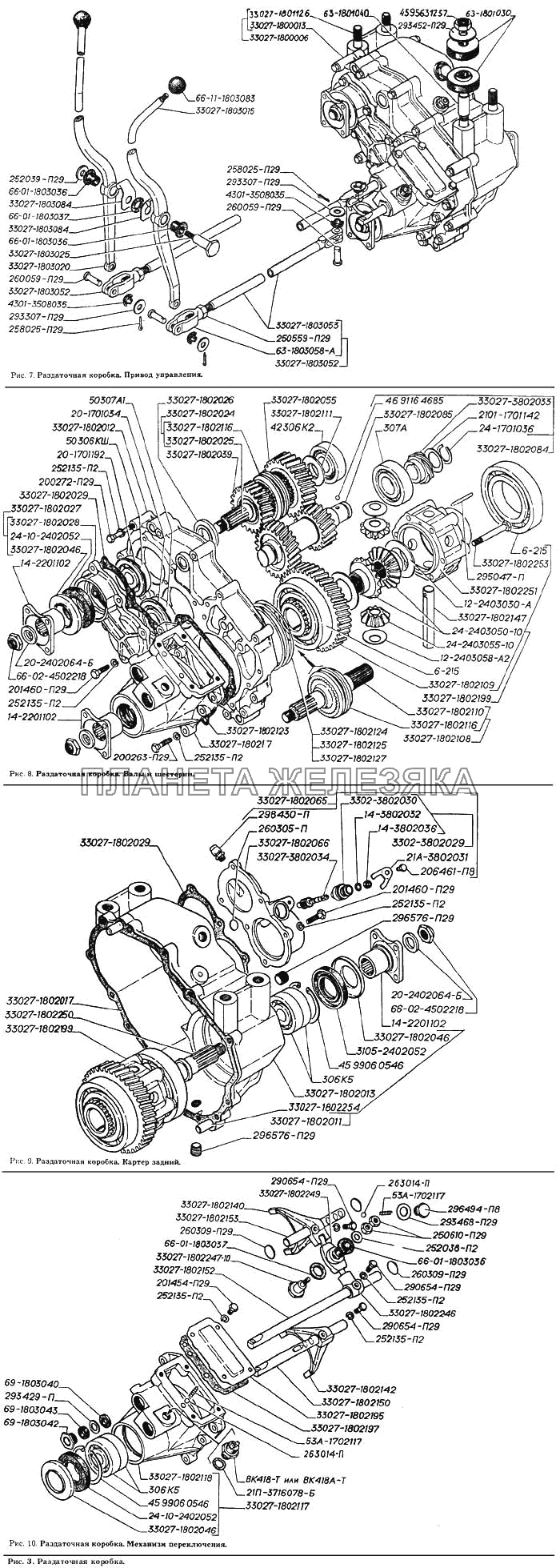 Коробка раздаточная ГАЗ-33027 (Дополнение)