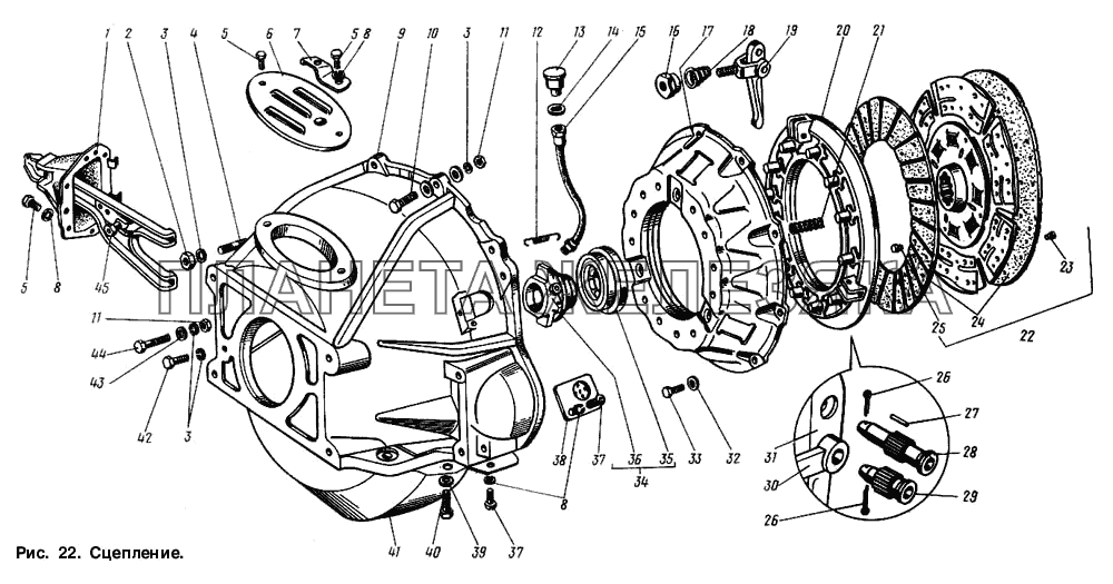 Сцепление ГАЗ-3307