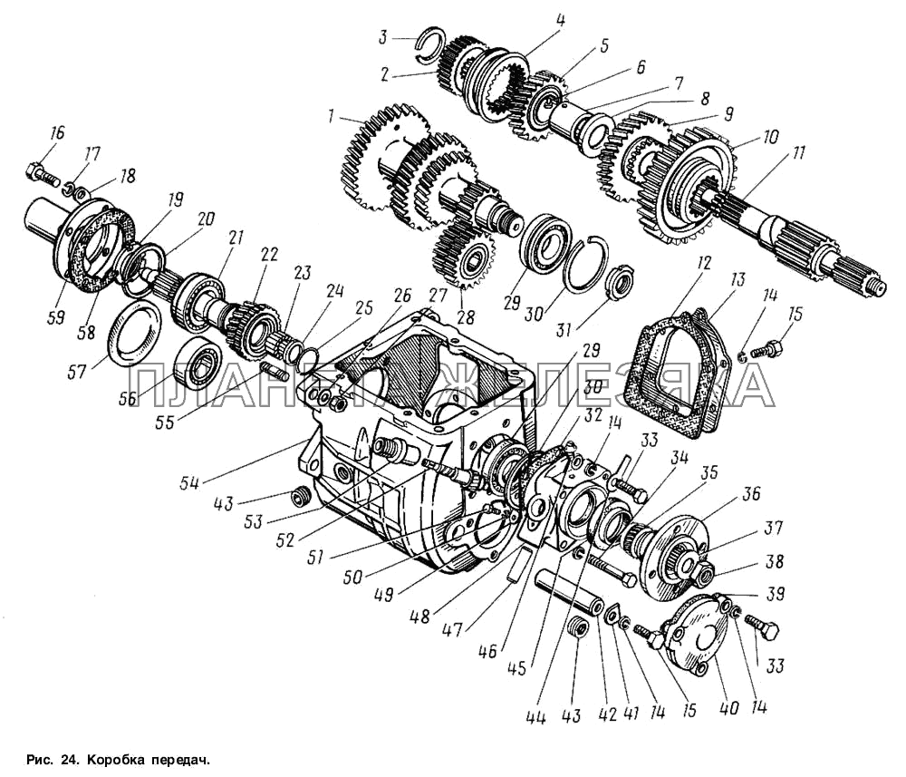 Коробка передач ГАЗ-3307