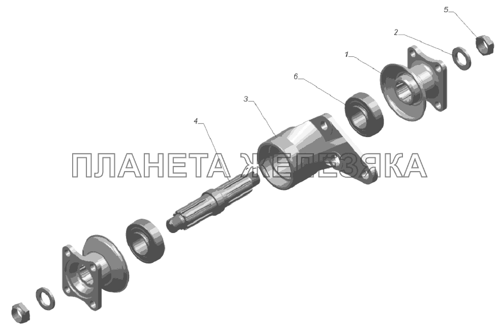 33081-4502205. Опора промежуточная ГАЗ-33081