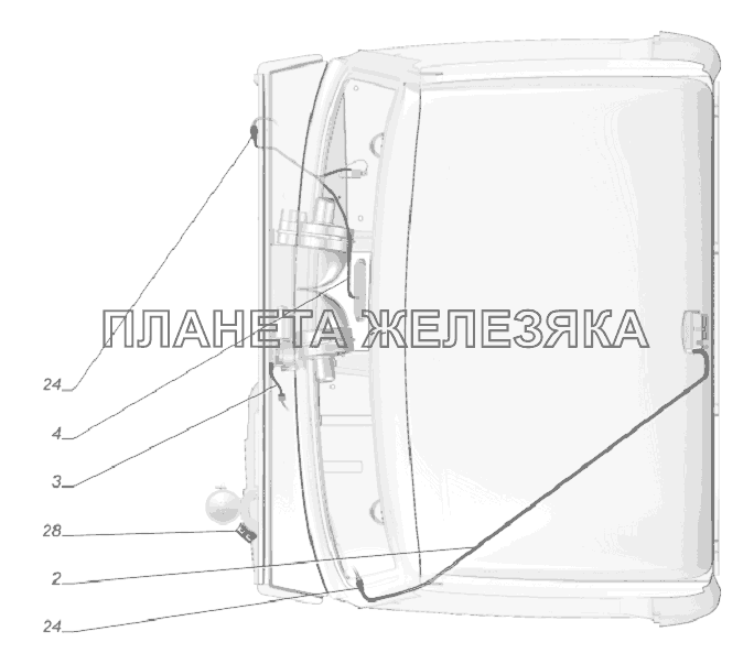 33081-3724002-57. Установка проводов ГАЗ-33081