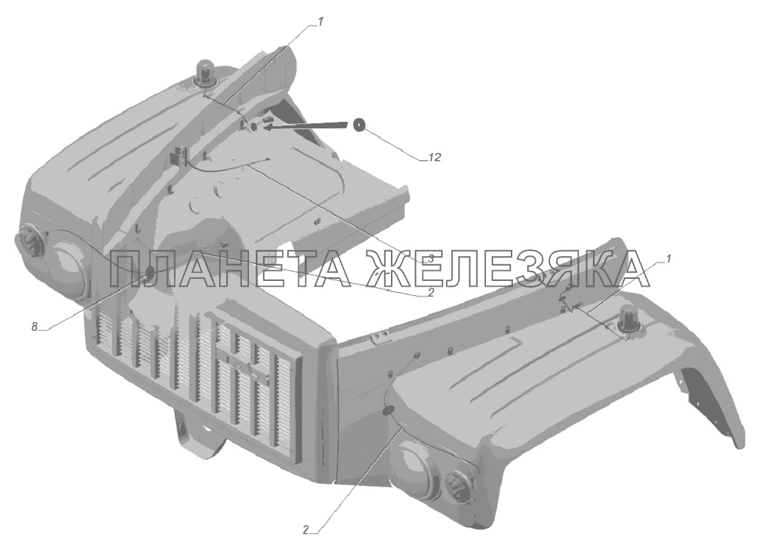 33081-3724003. Установка проводов ГАЗ-33081