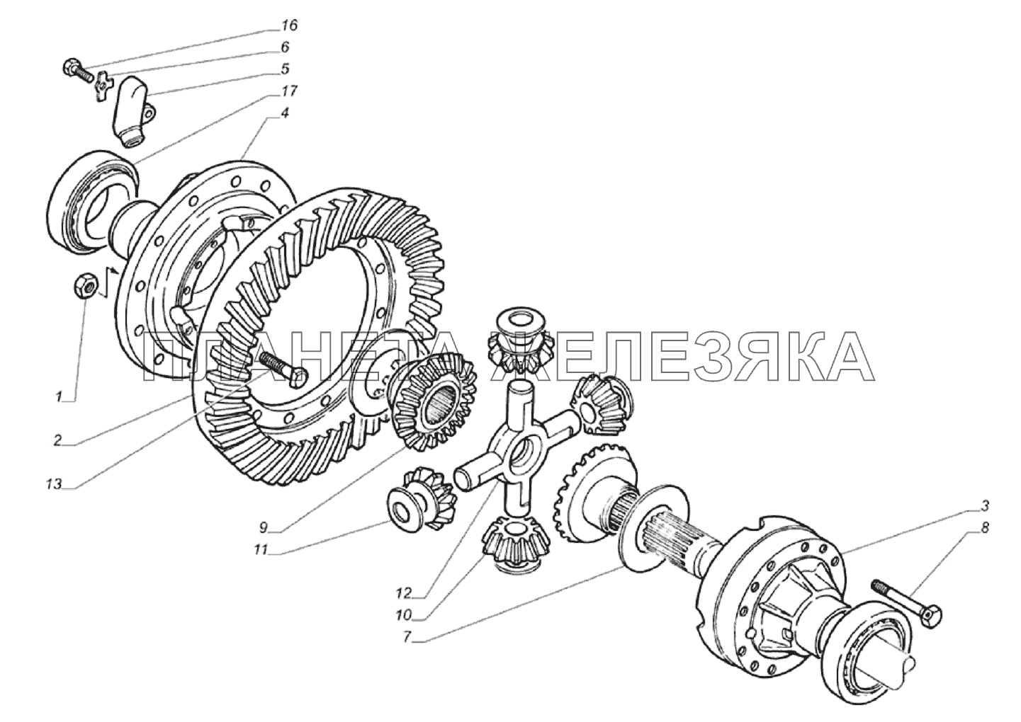 Дифференциал ГАЗ-33104 