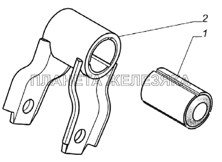 Серьга с шарниром ГАЗ-33104 