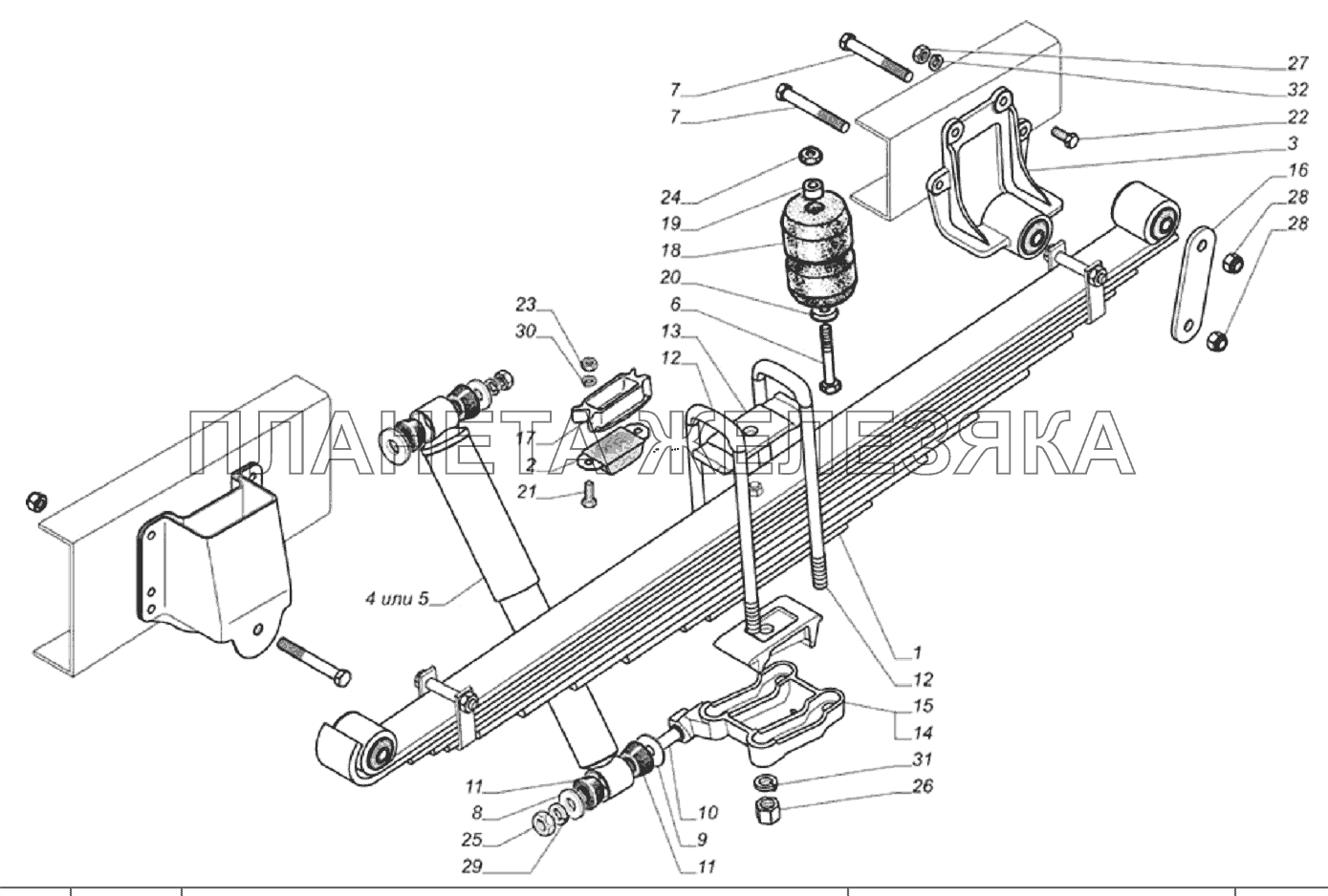 Установка задней подвески ГАЗ-33104 