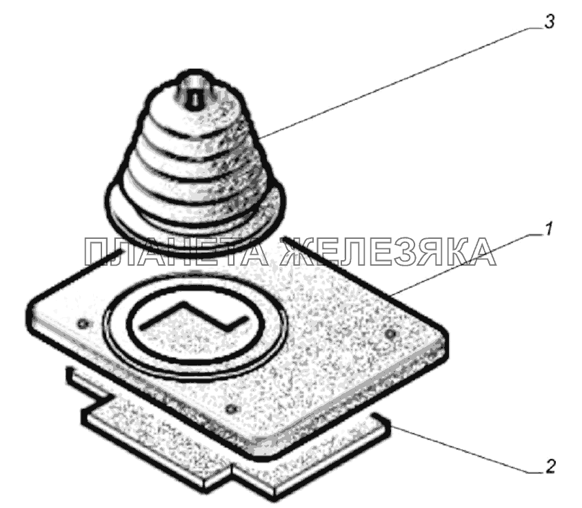 Крышка люка пола ГАЗ-33104 