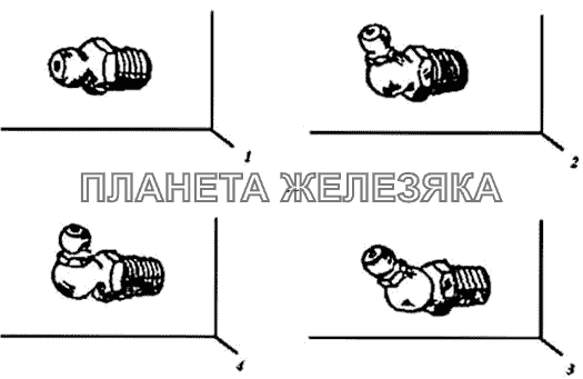 Пресс-масленки ГАЗ-51 (63, 63А)