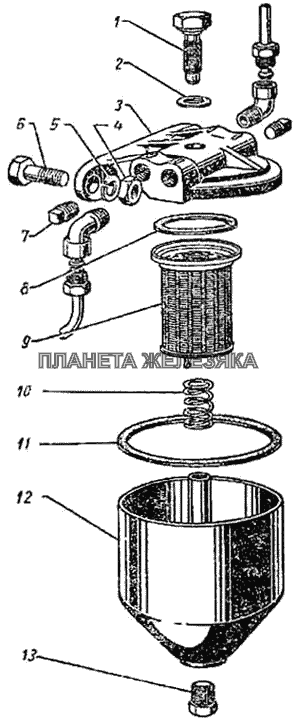 Бензиновый отстойник ГАЗ-51 (63, 63А)