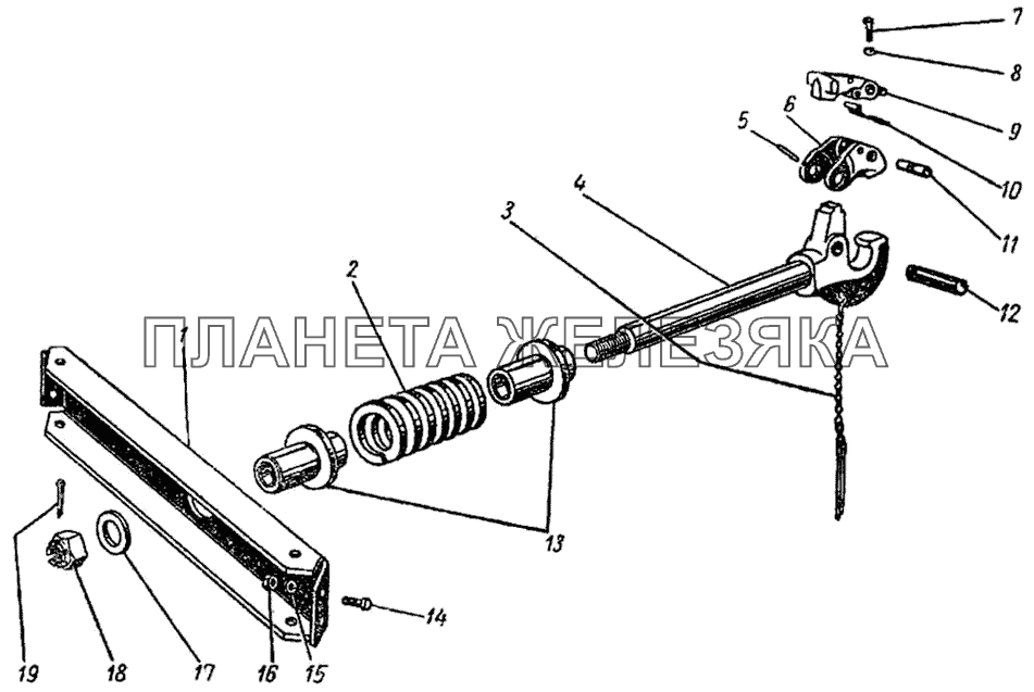 Буксирный прибор ГАЗ-51 (63, 63А)