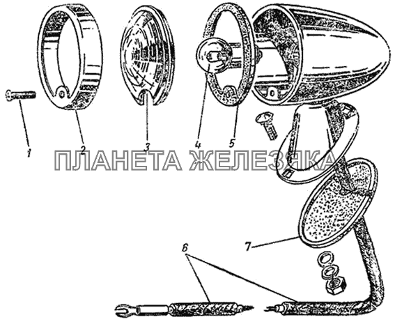 Подфарники ГАЗ-51 (63, 63А)