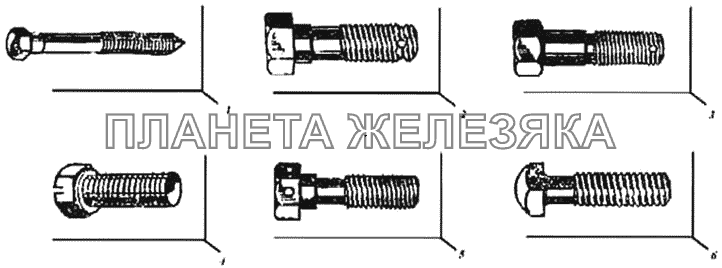 Болты ГАЗ-51 (63, 63А)