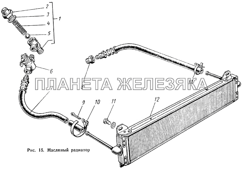 Масляный радиатор ГАЗ-52-01