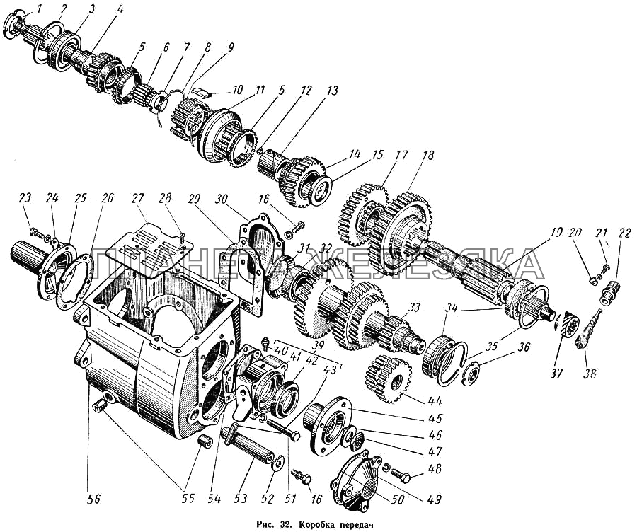 Коробка передач ГАЗ-52-01